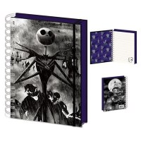 Disney - Quaderno Lenticolare - A5 - Jack Skeletron Nightmare Before Christmas - Seriously Spooky - Prodotto Ufficiale